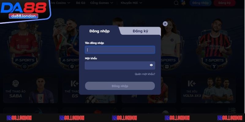 Điền đầy đủ thông tin truy cập theo yêu cầu