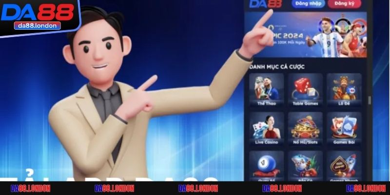 Hướng dẫn tải app DA88 nhanh chóng